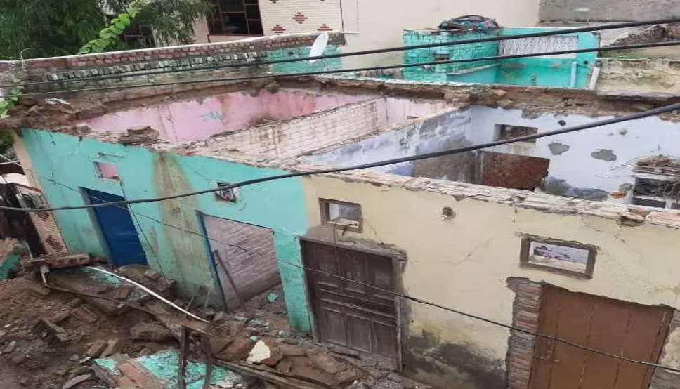 दर्दनाक हादसा- हिसार में मकान की छत्त गिरी, एक की मौत, चार लोग घायल