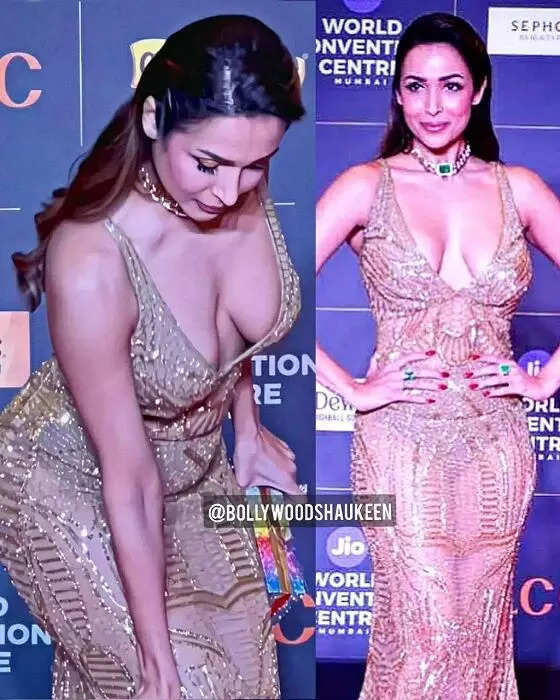 Malaika Arora Braless: हद से ज्यादा डीप था मलाइका की ड्रेस का नेक फिर भी नहीं पहनी ब्रा