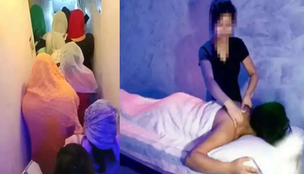 स्पा सेंटर में मसाज की जगह चल रहा था सेक्स रैकेट, एक दूसरे के साथ इस हाल में मिले 12 लड़की-लड़के