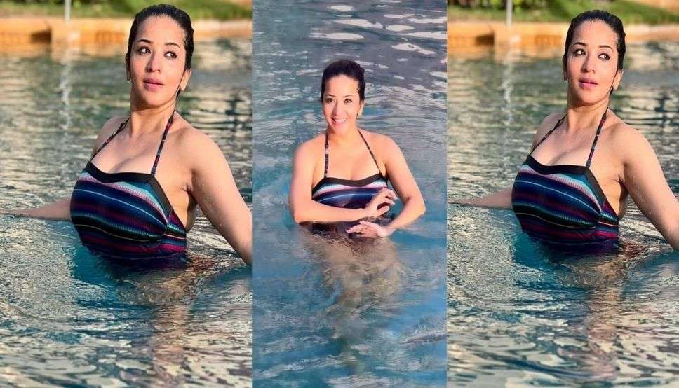  Monalisa Hot Pic: चिलचिलाती गर्मी के बीच पूल में उतरी मोनालिसा, हॉटनेस देख छुट जाएंगे पसीने 