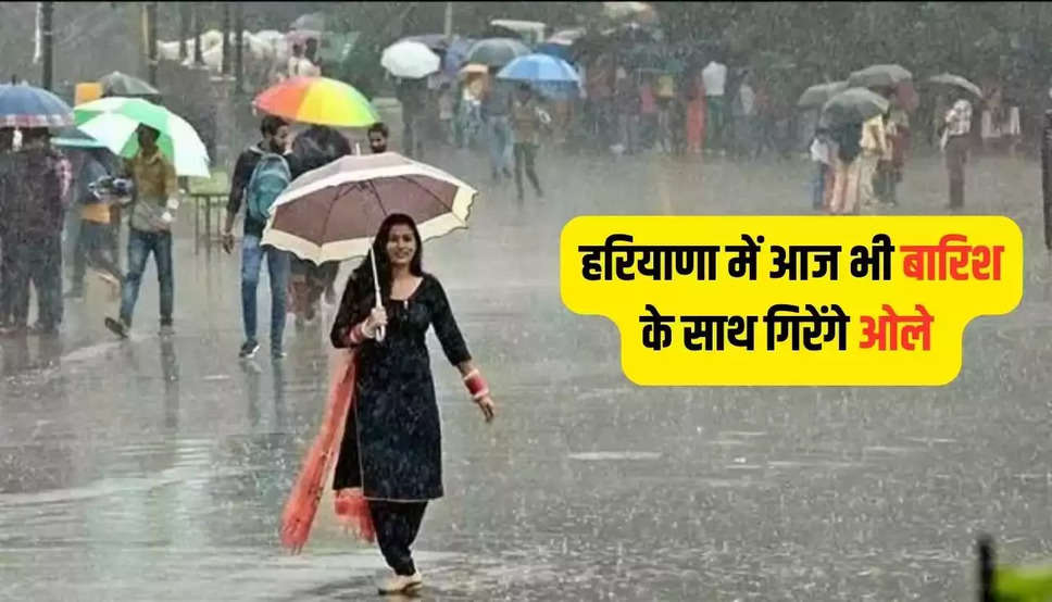 Haryana Weather: हरियाणा में फिर बदलेगा मौसम ! इन जिलों में बारिश के साथ गिरेंगे ओले, मौसम विभाग ने जारी किया अलर्ट 