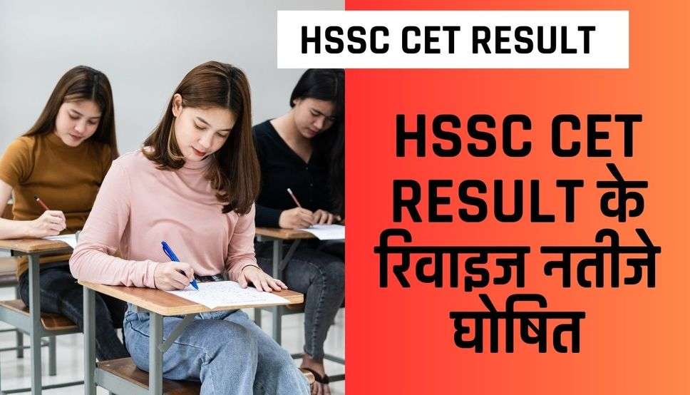 हरियाणा कर्मचारी चयन आयोग द्वारा CET ग्रुप C स्टेज-1 का संशोधित परिणाम किया गया जारी