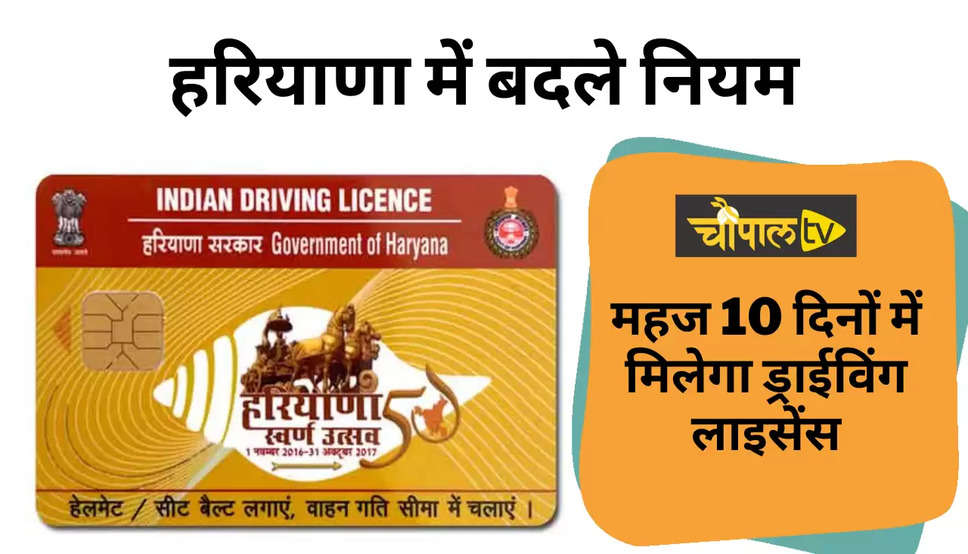 Haryana Driving Licence: हरियाणा में महज 10 दिन में बनेगा ड्राईविंग लाइसेंस, दफ्तरों में नहीं काटने चक्कर, ये है ऑनलाइन प्रक्रिया