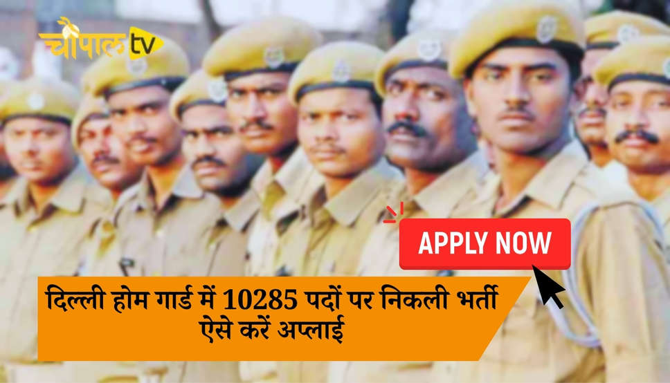  Delhi Home guard bharti 2024: दिल्ली होम गार्ड में 10285 पदों पर निकली भर्ती, ऐसे करें अप्लाई