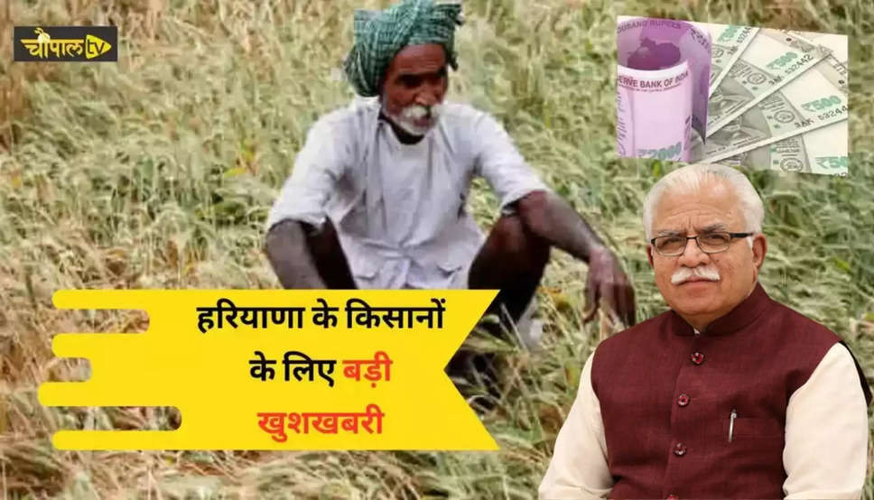 Haryana News : हरियाणा के किसानों के लिए बड़ी खुशखबरी, 4000 रुपये प्रति एकड़ देगी सरकार, जानिये क्या करना होगा ?